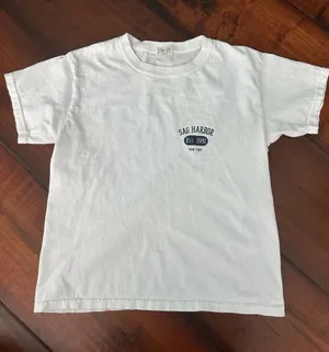 John Galt/Brandy Melville Sag Harbor White Tee thumbnail 1
