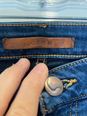 Joe's Jeans Deep Blue flawless the mustang Flared Wide-Leg Jeans size 28. thumbnail 5