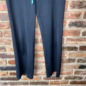 Silverwear Black Seafoam Green Straight Leg Track Sweatpants Women's Size Medium thumbnail 3