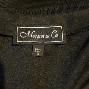 MORGAN & CO. mesh panel mini dress black SIZE 3 thumbnail 3
