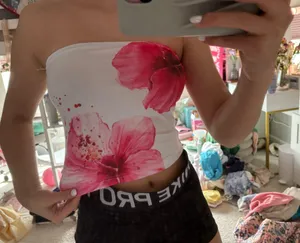 Edikted Flower Tube Top thumbnail 1