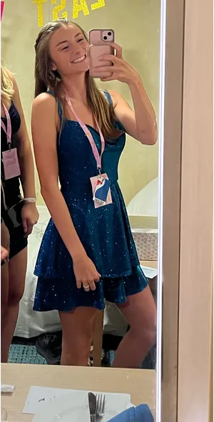 B. Smart Blue sparkly dress thumbnail 5