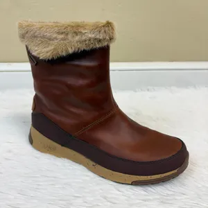 Chaco Women's Borealis Mid Waterproof Leather Boots Spice Brown Size 8 thumbnail 1
