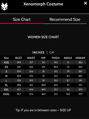 Badinka Xenomorph Bodysuit Costume Sexy Alien Medium thumbnail 7