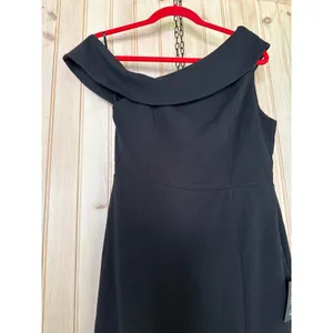 NWT Lulus Iconic Sophistication Black One-Shoulder Asymmetrical Maxi Dress Sz L thumbnail 4
