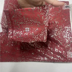 Sweaty Betty High Waist 7/8 Metallic Foil Splatter Leggings Red Silver M 393 thumbnail 4