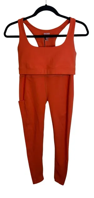 Splits59 Orange Sport Bra Leggings Active Set thumbnail 1