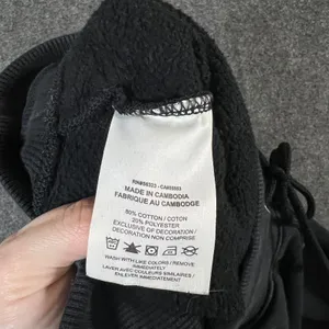 Nike Women Fleece Joggers Black Sweatpants Small Embroidered Swoosh Logo Pockets thumbnail 11