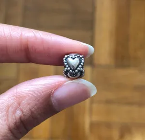 Pandora Sterling Silver Hearts Charm thumbnail 1