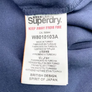 Superdry Womens Chambray Smocked Mini Dress Size 8 Preppy Coastal‎ Cottage thumbnail 10