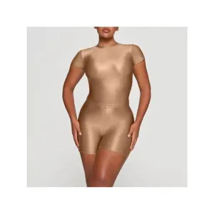 SKIMS T-shirt, Shine Spandex Tee, NWT, Sienna thumbnail 6