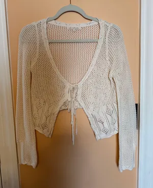 Grey Bandit Knit Top Crop thumbnail 1