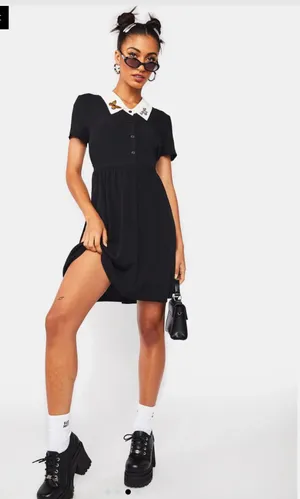 Dangerfield Butterfly Effect Dress Black Size 8 thumbnail 3