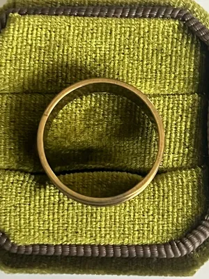 Classic Design Titanium Steel Silver/Gold Ridge Design 6mm Band Size 7.5 thumbnail 3