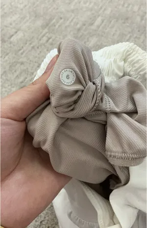 White Lululemon Hotty Hot Shorts 4" thumbnail 2
