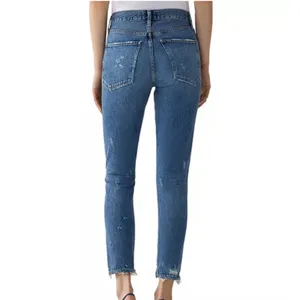 AGOLDE Jeans Jaime High Rise Classic Skinny Distressed Button Fly Size 28 thumbnail 4