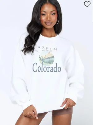 Princess Polly Crew Neck Sweatshirt thumbnail 1