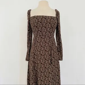 O. P. T. brown floral dress NEW thumbnail 4