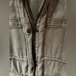 Abercrombie & Fitch Green‎ Skyler Military Hooded Zip Parka Utility Jacket Sz XS thumbnail 12