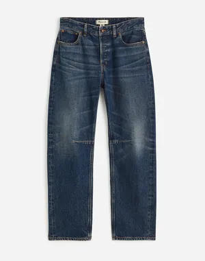 Madewell Darted Barrel Leg Jeans thumbnail 6