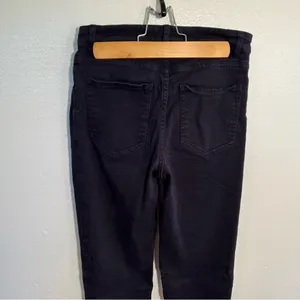 L.O.G.G. H&M Women's‎ Size 6 Skinny Chino Pant Navy Blue Stretch Cotton thumbnail 10
