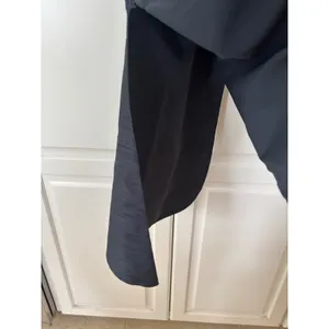 Prerana's Boutique Navy Blue Embroider‎ Asymmetric Tunic Top Dhoti Style SizeXS thumbnail 4