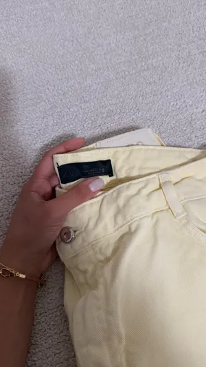 Yellow Zara cross jeans thumbnail 3