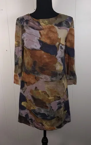 Anthropologie Maeve Eleonora flight shift‎ dress Xs thumbnail 1
