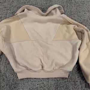 Aemi + Co Tan Oversized Hoodie Sweatshirt thumbnail 4