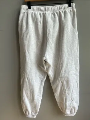Aritzia TNA Sweatfleece Cozy Fleece Mega Fit Heather Grey Sweatpants Size Medium thumbnail 8