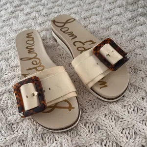 Sam Edelman Big Buckle Slide Sandals  thumbnail 1