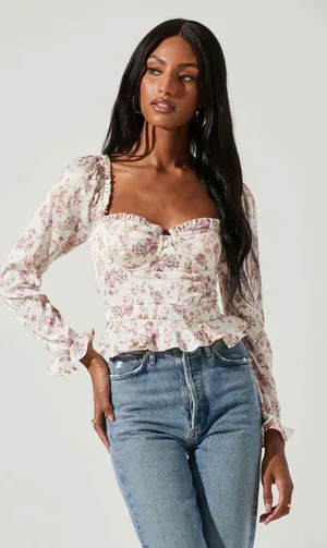 The Label Sweetheart Cinch Top thumbnail 2
