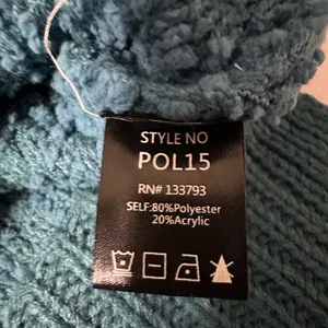 POL Teal V-Neck Oversized Hooded Sweater - NWOT - Size L thumbnail 7