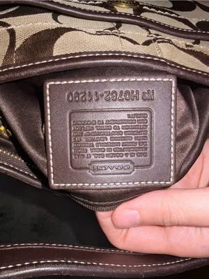 Vintage Coach Ergo Signature Jacquard Hobo shoulder bag thumbnail 13