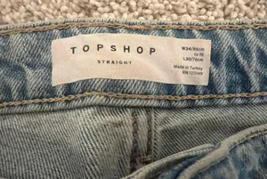 Raw Hem Straight Leg Jeans thumbnail 5