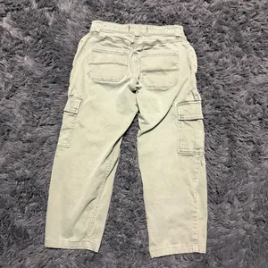 Hollister high-rise Olive Utility cropped green hiking y2k pockets Pants size 30 thumbnail 7