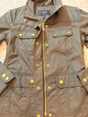 J.Crew Utility Green Jacket thumbnail 3