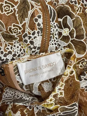 Bronx banco Sicilia Ruffle Dress in Multi thumbnail 5