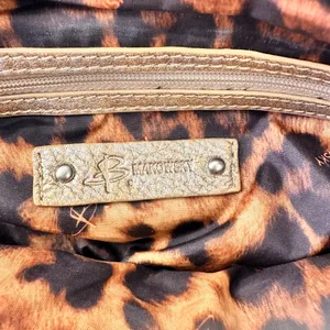 Soft Leather Purse A.L.C. B. Makowsky Hobo Black Biker Satchel Metal Chains thumbnail 13