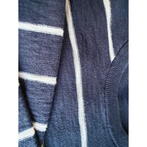 Banana Republic Breton Striped Cotton Sweater Large Navy White Coastal Preppy thumbnail 6