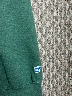 Blue 84 Men’s Green Ohio University Embroidered Casual Crewneck Sweatshirt thumbnail 4