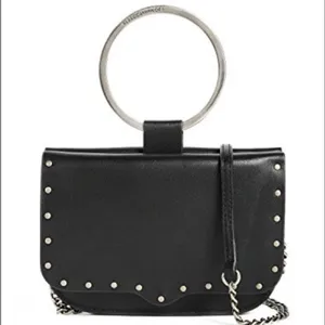 Rebecca Minkoff Ring Crossbody Bag in Black thumbnail 2