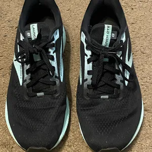 Womens Brooks Launch GTS 8 Black‎ Mint Green Running Shoes Size 9 WIDE WIDTH thumbnail 2