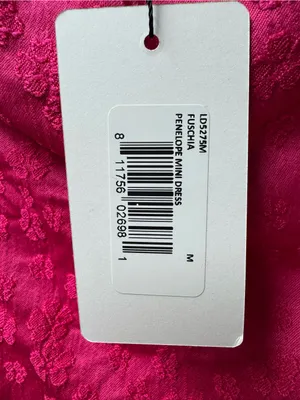 Line & Dot Penelope Off Shoulder Floral Mini Dress Fuschia Pink Medium NEW $127 thumbnail 8