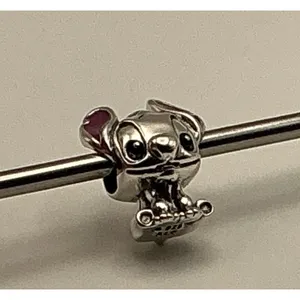 Pandora Disney Lilo & Stitch Charm 798844C01 Sterling Silver Purple Enamel thumbnail 2