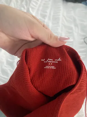 Out From Under (Urban Outfitters) Red Bodysuit thumbnail 3