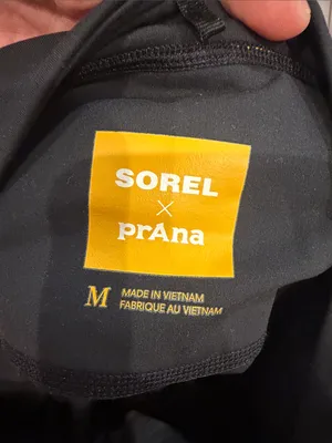 Prana x Sorel Wandering Soul Shortie Romper in Black Size Medium - C18-014 thumbnail 2