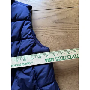 Old Navy Women's Navy Blue Puffer Vest Full Zip with Snaps‎ Pockets Size XS City thumbnail 8