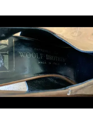 Vintage Woolf Brothers Brown Heels Size 6 thumbnail 5