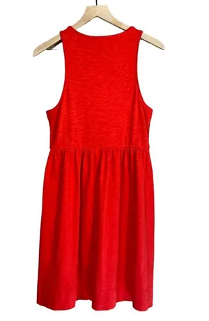 J. Crew Women’s Coral Sleeveless Nautical Button Front A-Line Dress #88409 Size S thumbnail 6